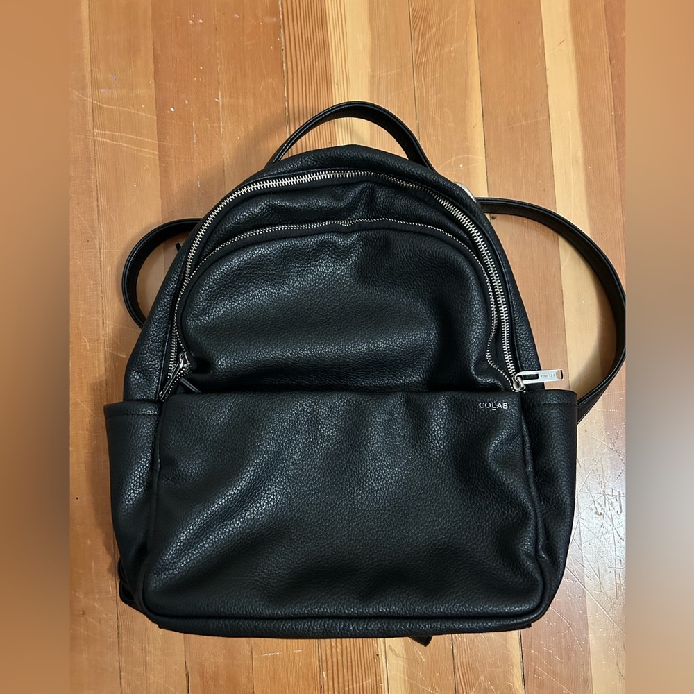 Co-lab vegan leather backpack